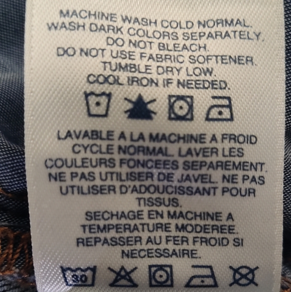 Land's End Mid Rise Curvy Skinny Jeans Size 12 - Picture 4 of 4